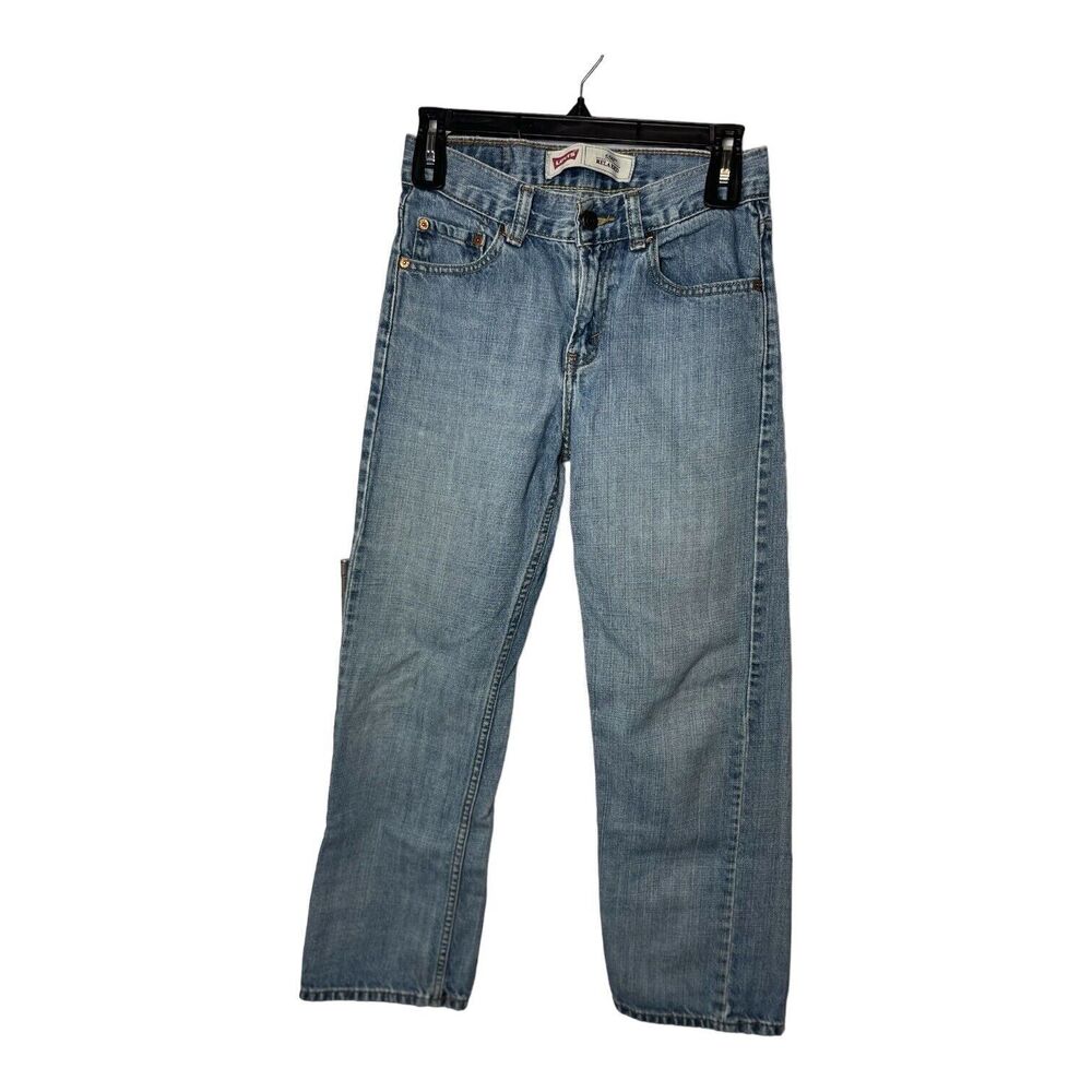 Levi's 550 Youth Boys Slim Relaxed Fit Denim Jeans - Blue Size 14 Slim